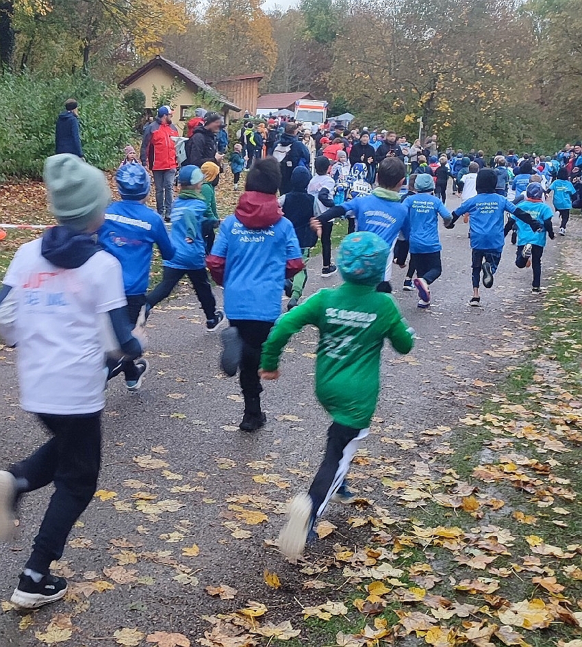 Foto mit Läuferninnen und Läufern von hinten